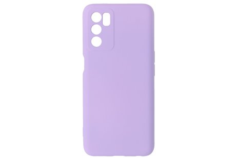 BAOHU Fashion Backcover Telefoonhoesje - Color Hoesje - Geschikt voor Oppo A16 - Paars