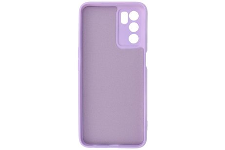BAOHU Fashion Backcover Telefoonhoesje - Color Hoesje - Geschikt voor Oppo A16 - Paars