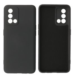 BAOHU Oppo A74 4G & A95 4G Hoesje Fashion Backcover Telefoonhoesje Zwart