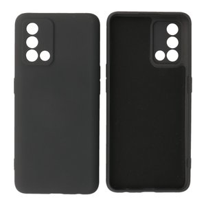 BAOHU Fashion Backcover Telefoonhoesje - Color Hoesje - Geschikt voor Oppo A74 4G & A95 4G - Zwart