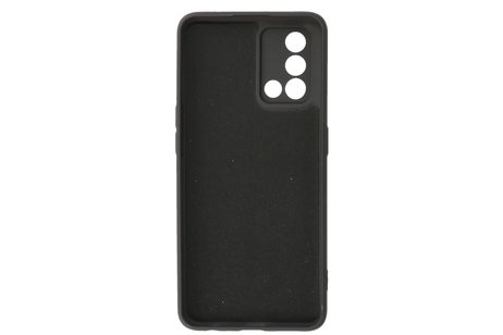 BAOHU Fashion Backcover Telefoonhoesje - Color Hoesje - Geschikt voor Oppo A74 4G & A95 4G - Zwart