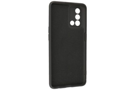 Fashion Backcover Telefoonhoesje - Color Hoesje - Geschikt voor Oppo A74 4G & A95 4G - Zwart