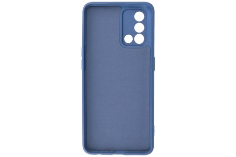 Fashion Backcover Telefoonhoesje - Color Hoesje - Geschikt voor Oppo A74 4G & A95 4G - Navy