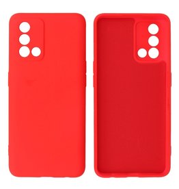 BAOHU Oppo A74 4G & A95 4G Hoesje Fashion Backcover Telefoonhoesje Rood