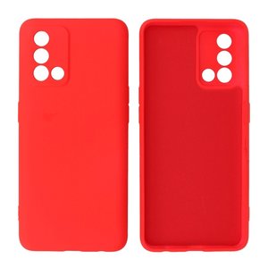 Fashion Backcover Telefoonhoesje - Color Hoesje - Geschikt voor Oppo A74 4G & A95 4G - Rood