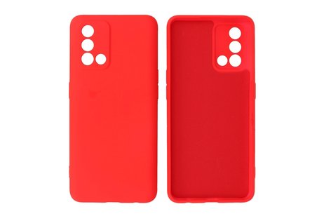BAOHU Fashion Backcover Telefoonhoesje - Color Hoesje - Geschikt voor Oppo A74 4G & A95 4G - Rood