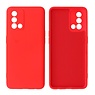 BAOHU Oppo A74 4G & A95 4G Hoesje Fashion Backcover Telefoonhoesje Rood