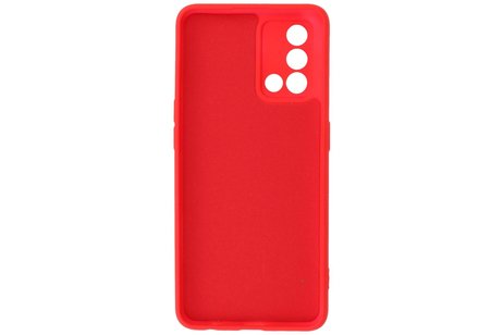 Fashion Backcover Telefoonhoesje - Color Hoesje - Geschikt voor Oppo A74 4G & A95 4G - Rood