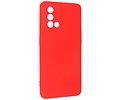 Fashion Backcover Telefoonhoesje - Color Hoesje - Geschikt voor Oppo A74 4G & A95 4G - Rood