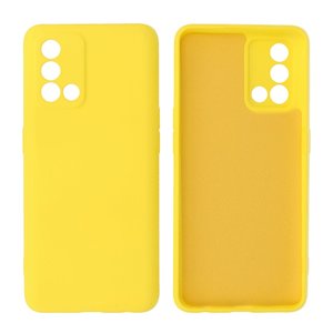 BAOHU Fashion Backcover Telefoonhoesje - Color Hoesje - Geschikt voor Oppo A74 4G & A95 4G - Geel
