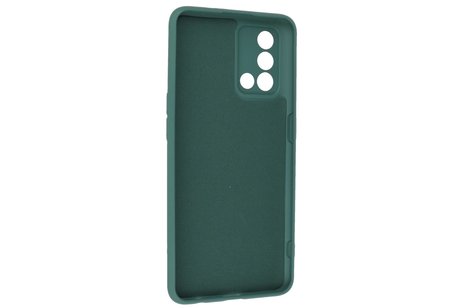 Fashion Backcover Telefoonhoesje - Color Hoesje - Geschikt voor Oppo A74 4G & A95 4G - Donker Groen