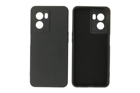 BAOHU Fashion Backcover Telefoonhoesje - Color Hoesje - Geschikt voor Oppo A77 5G & A57 5G - Zwart