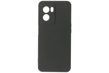 BAOHU Fashion Backcover Telefoonhoesje - Color Hoesje - Geschikt voor Oppo A77 5G & A57 5G - Zwart