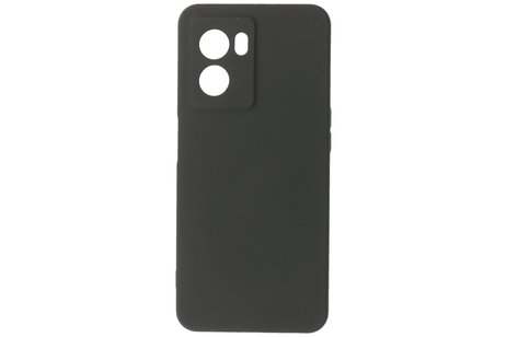 Fashion Backcover Telefoonhoesje - Color Hoesje - Geschikt voor Oppo A77 5G & A57 5G - Zwart