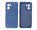 BAOHU Fashion Backcover Telefoonhoesje - Color Hoesje - Geschikt voor Oppo A77 5G & A57 5G - Navy