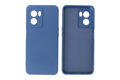 Fashion Backcover Telefoonhoesje - Color Hoesje - Geschikt voor Oppo A77 5G & A57 5G - Navy