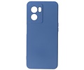 BAOHU Fashion Backcover Telefoonhoesje - Color Hoesje - Geschikt voor Oppo A77 5G & A57 5G - Navy