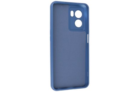 BAOHU Fashion Backcover Telefoonhoesje - Color Hoesje - Geschikt voor Oppo A77 5G & A57 5G - Navy