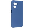 Fashion Backcover Telefoonhoesje - Color Hoesje - Geschikt voor Oppo A77 5G & A57 5G - Navy