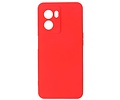Fashion Backcover Telefoonhoesje - Color Hoesje - Geschikt voor Oppo A77 5G & A57 5G - Rood