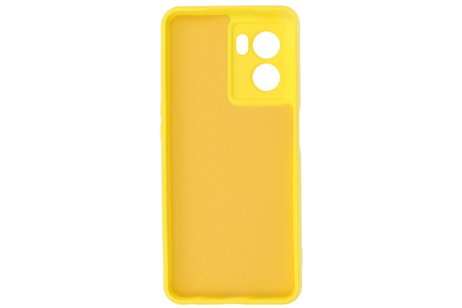 Fashion Backcover Telefoonhoesje - Color Hoesje - Geschikt voor Oppo A77 5G & A57 5G - Geel