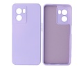 BAOHU Fashion Backcover Telefoonhoesje - Color Hoesje - Geschikt voor Oppo A77 5G & A57 5G - Paars