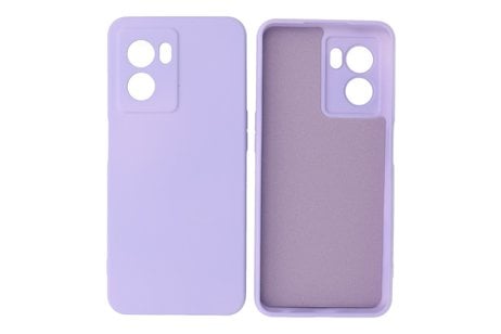 BAOHU Fashion Backcover Telefoonhoesje - Color Hoesje - Geschikt voor Oppo A77 5G & A57 5G - Paars