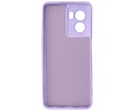 BAOHU Fashion Backcover Telefoonhoesje - Color Hoesje - Geschikt voor Oppo A77 5G & A57 5G - Paars