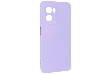 BAOHU Fashion Backcover Telefoonhoesje - Color Hoesje - Geschikt voor Oppo A77 5G & A57 5G - Paars