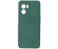 BAOHU Fashion Backcover Telefoonhoesje - Color Hoesje - Geschikt voor Oppo A77 5G & A57 5G - Donker Groen