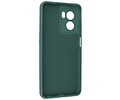 BAOHU Fashion Backcover Telefoonhoesje - Color Hoesje - Geschikt voor Oppo A77 5G & A57 5G - Donker Groen