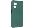 Fashion Backcover Telefoonhoesje - Color Hoesje - Geschikt voor Oppo A77 5G & A57 5G - Donker Groen