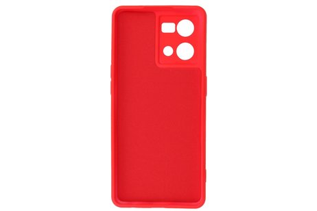 Fashion Backcover Telefoonhoesje - Color Hoesje - Geschikt voor Oppo Reno 8 4G - Rood