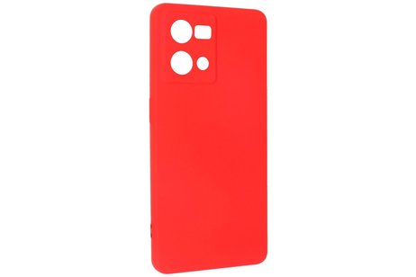 BAOHU Fashion Backcover Telefoonhoesje - Color Hoesje - Geschikt voor Oppo Reno 8 4G - Rood