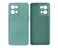 Fashion Backcover Telefoonhoesje - Color Hoesje - Geschikt voor Oppo Reno 8 4G - Donker Groen