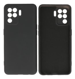 BAOHU Oppo A94 4G Hoesje Fashion Backcover Telefoonhoesje Zwart