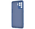BAOHU Fashion Backcover Telefoonhoesje - Color Hoesje - Geschikt voor Oppo A94 4G - Navy