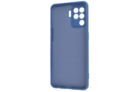 BAOHU Fashion Backcover Telefoonhoesje - Color Hoesje - Geschikt voor Oppo A94 4G - Navy