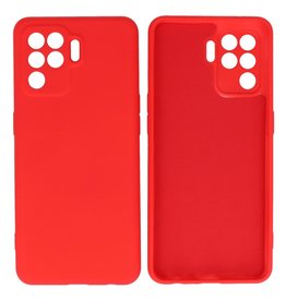 BAOHU Oppo A94 4G Hoesje Fashion Backcover Telefoonhoesje Rood
