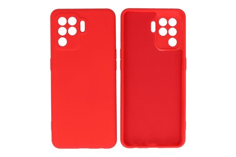 Fashion Backcover Telefoonhoesje - Color Hoesje - Geschikt voor Oppo A94 4G - Rood