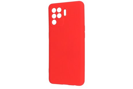 Fashion Backcover Telefoonhoesje - Color Hoesje - Geschikt voor Oppo A94 4G - Rood