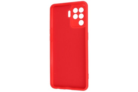 Fashion Backcover Telefoonhoesje - Color Hoesje - Geschikt voor Oppo A94 4G - Rood