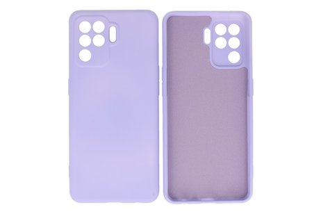 Fashion Backcover Telefoonhoesje - Color Hoesje - Geschikt voor Oppo A94 4G - Paars