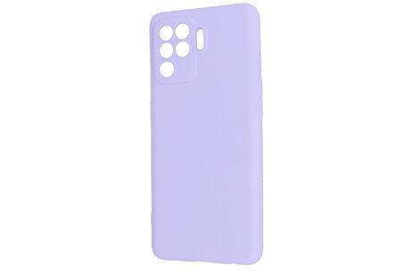 BAOHU Fashion Backcover Telefoonhoesje - Color Hoesje - Geschikt voor Oppo A94 4G - Paars