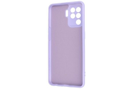 BAOHU Fashion Backcover Telefoonhoesje - Color Hoesje - Geschikt voor Oppo A94 4G - Paars