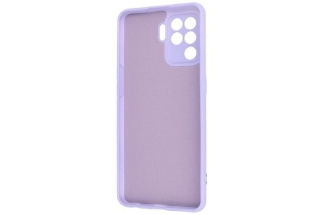 Fashion Backcover Telefoonhoesje - Color Hoesje - Geschikt voor Oppo A94 4G - Paars