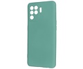 BAOHU Fashion Backcover Telefoonhoesje - Color Hoesje - Geschikt voor Oppo A94 4G - Donker Groen