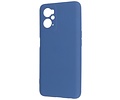 BAOHU Fashion Backcover Telefoonhoesje - Color Hoesje - Geschikt voor Oppo A96 - Navy
