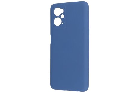 Fashion Backcover Telefoonhoesje - Color Hoesje - Geschikt voor Oppo A96 - Navy