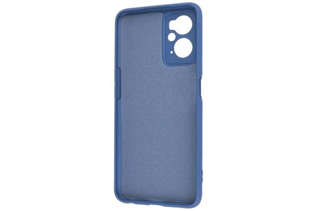BAOHU Fashion Backcover Telefoonhoesje - Color Hoesje - Geschikt voor Oppo A96 - Navy